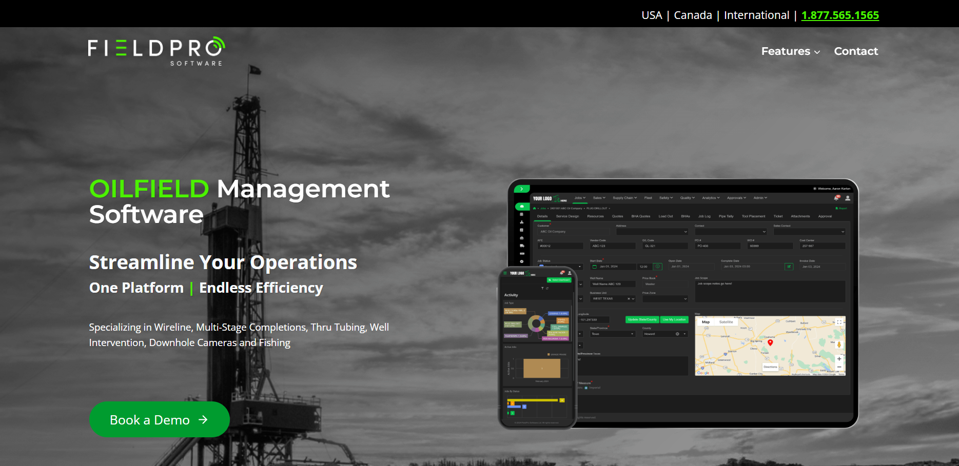 Website design and build by Set Your Sites for FieldPro Software