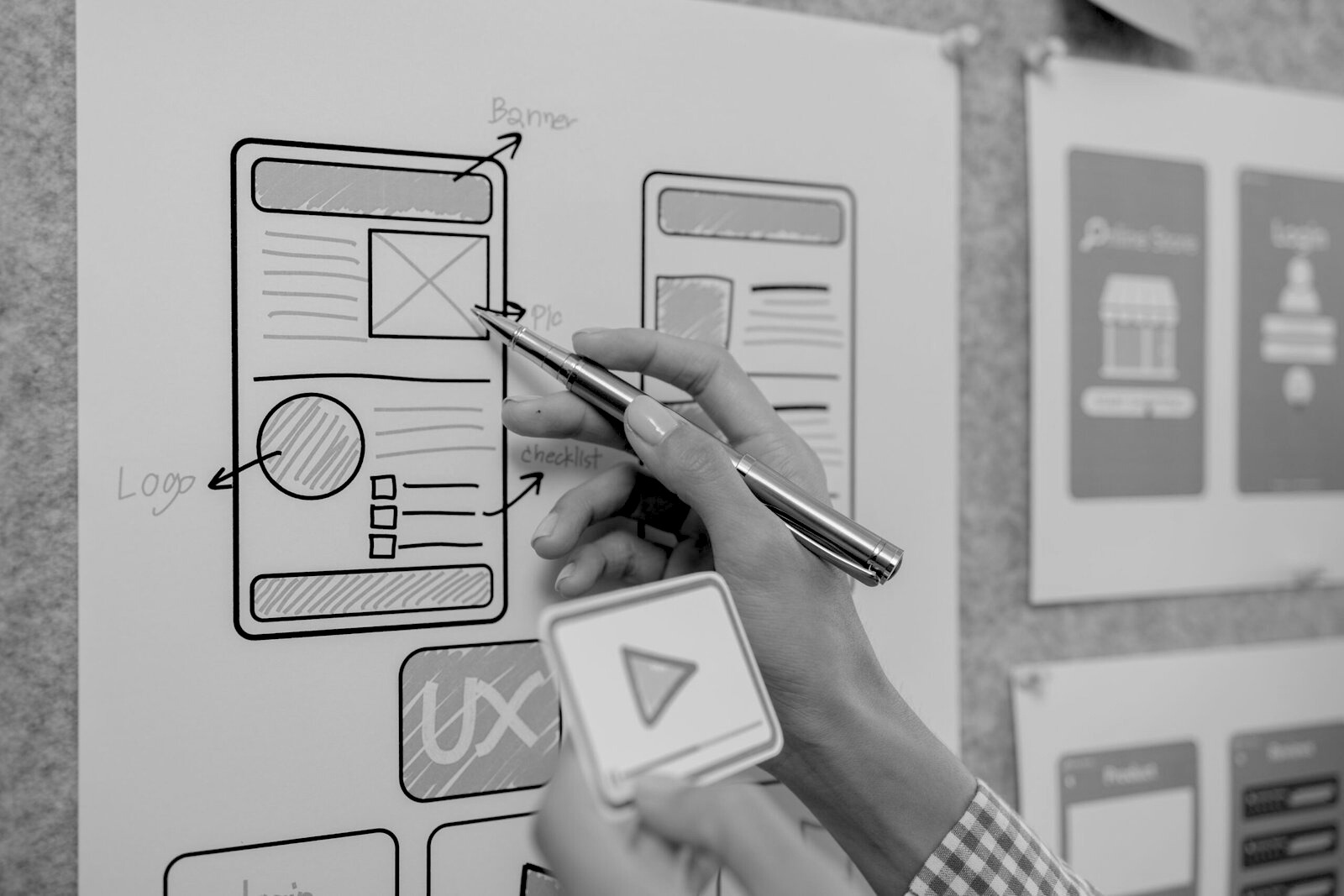 ux-developer-and-ui-designer-brainstorming-about-m- ... best website developer Red Deer, Alberta